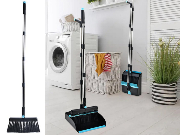 Šlavimo rinkinys šlavimo šepetys dulkių semtuvėlis lazdelė valymo šepetys tinginys