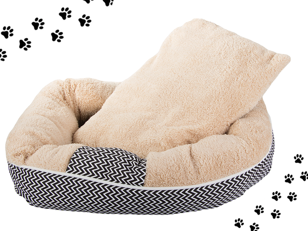 Plush dog playpen bed soft cushion couch bedding fluffy