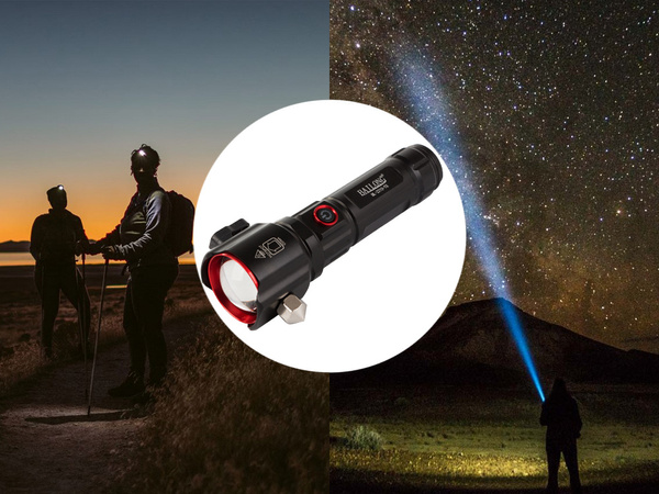 Militārais dzīvības torch bailong slammer knife zoom 2in1