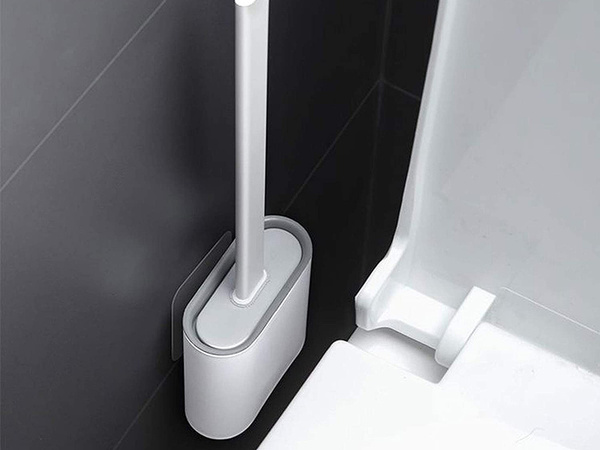 Szilikon wc kefe a fürdőszoba wc-hez
