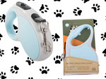 Automatic leash 5m strong for dog up to 15kg with lock strong long