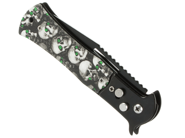 Folding steel pocket knife tactical military