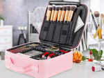 Vanity case cosmetics bag travel organiser casket suitcase bag