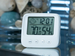 Thermometer hygrometer electronic internal clock