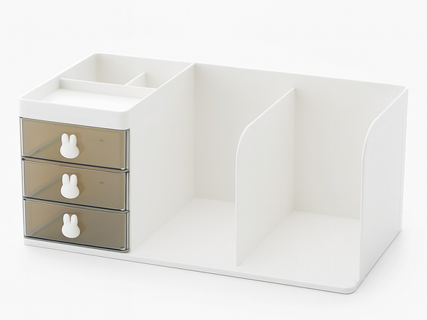 Armoire à outils organiseur de bureau étagères pour livres petits objets tiroirs