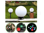 4x rgb solāra dārza ball lamp 10 cm