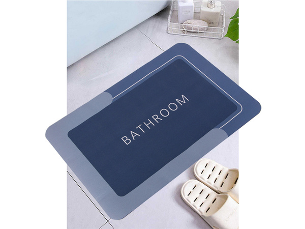 Badezimmermatte schnell trocknend saugfähig rutschfest badezimmerteppich wc