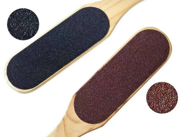 Ferse holz reibe bimsstein doppelseitig