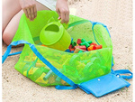 Bolsa de playa compras playa juguetes ligero xxl bolsa bolsa de malla grande