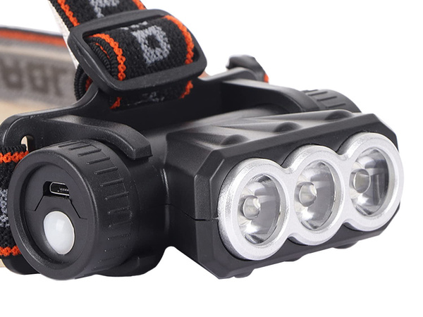 Lampe frontale lampe frontale rechargeable 3x led