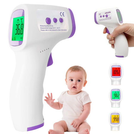 Érintés nélküli infravörös hőmérő lcd elektronikus pontos digitális