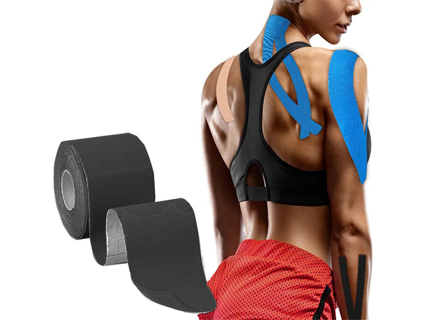 Kinezioloģiskā lente tejpy tejp plasters kinesiotaping sports pro 5m