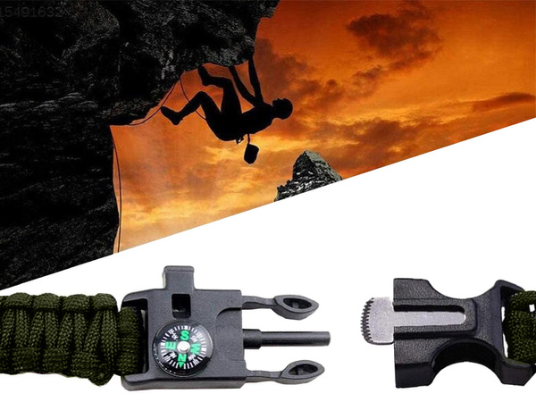 NÁRAMOK PREŽITIE NÁRAMOK 5V1 KOMPAS KREMEŇ LANO NÔŽ PARACORD LANO