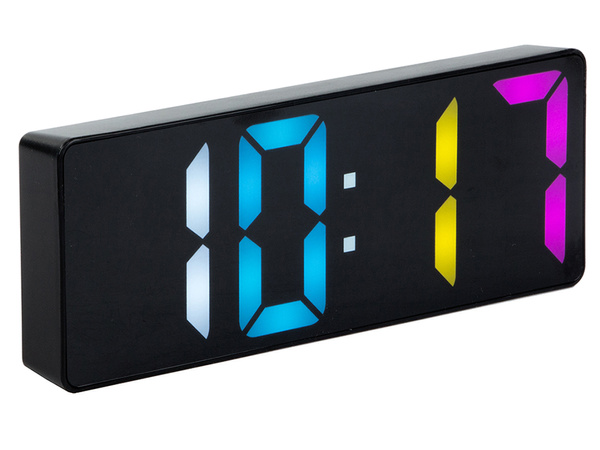 CEAS CU ALARMĂ DIGITALĂ TERMOMETRU ELECTRONIC ALARMĂ COLOR DATĂ SNOOZE