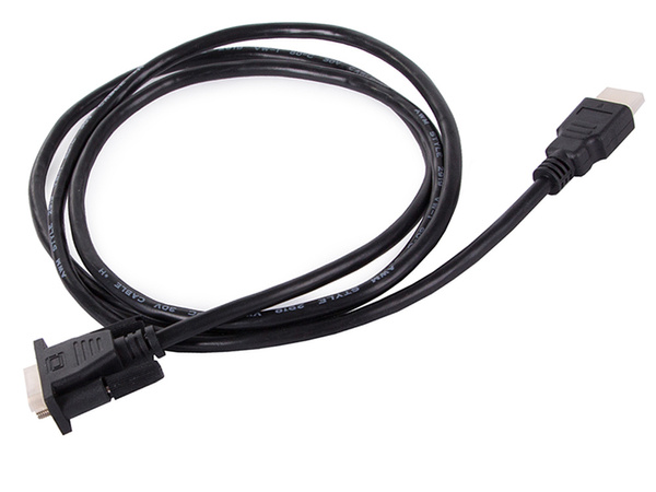 Kábel vga - hdmi 2m zlaté full hd konektory d-sub kábel