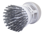 Scrub brush kitchen dishwasher liquid dispenser scrub stand