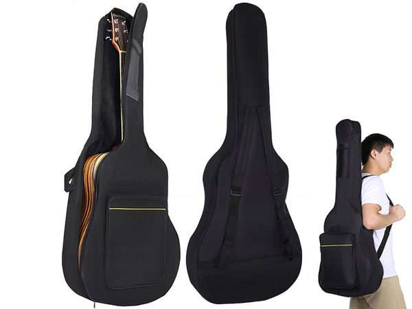 Estuche para guitarra clásica acústica con bolsillos tirantes soporte para guitarra