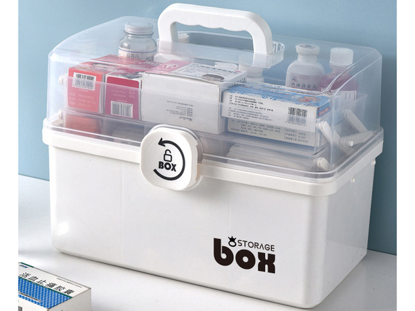 Léky organizér kontejner box lékárna velký box na zip