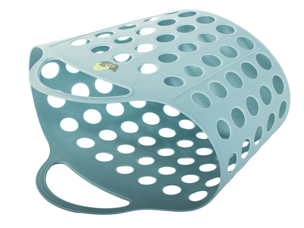 Ērts iepirkumu grozs sēnēm dārzeņiem augļu rokturiem piknikam