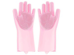 Guantes lavavajillas estropajo silicona cocina