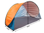 Carpa de playa autoplegable uv con cubierta pantalla grande