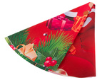 Weihnachtsbaummatte weihnachtsdecke geschenkpapier rund