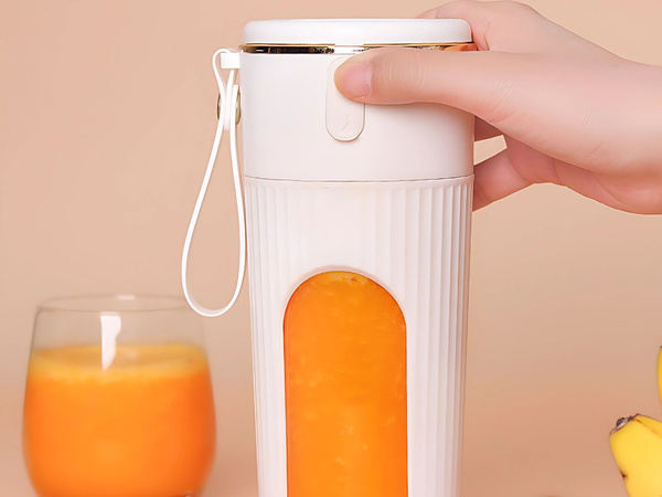 Blender smoothie-k, koktélok és gyümölcslevek készítéséhez, hordozható, USB-s, vezeték nélküli, praktikus
