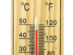 Holzhaus-thermometer aussen innen