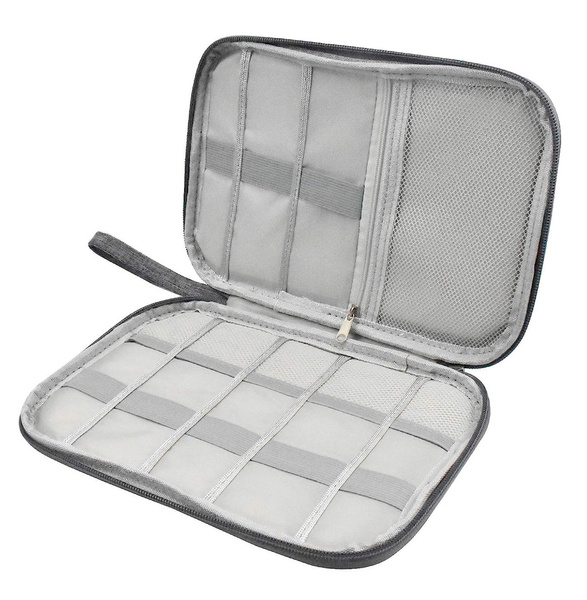 Travel organiser bag for cables and chargers