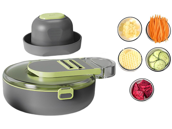 Vegetables and vegetables slicer, vegetable shredder, cabbage slicer, 9-in-1 container set