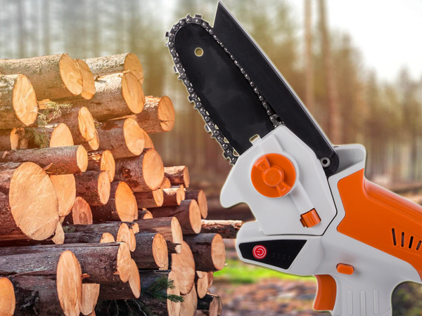 Tronçonneuse sans fil mini-scie d'élagage pour couper les branches