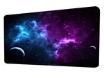 Gaming desk pad xxl cosmos stars 90x40 thick mousepad