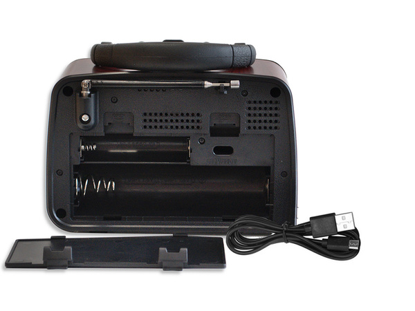 Retro cocina radio móvil fm am bluetooth usb recargable antena