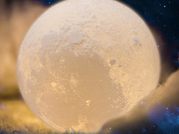 Lighting 3d moon light 8cm éjszakai fény