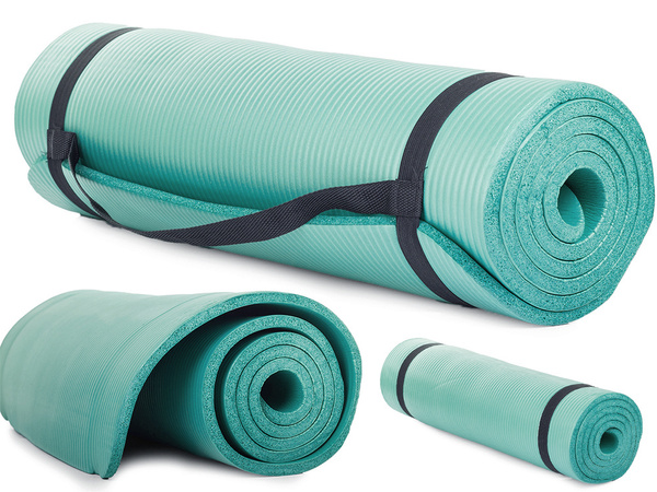 Joga pilates fitness exercise mat anti-slip thick areobic 180x60