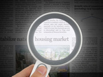 Illuminated reading glass magnifying glass 5-12x with led lighting