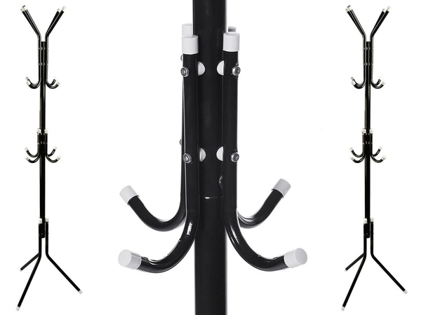 Clothes rack outerwear jackets floor hook arms