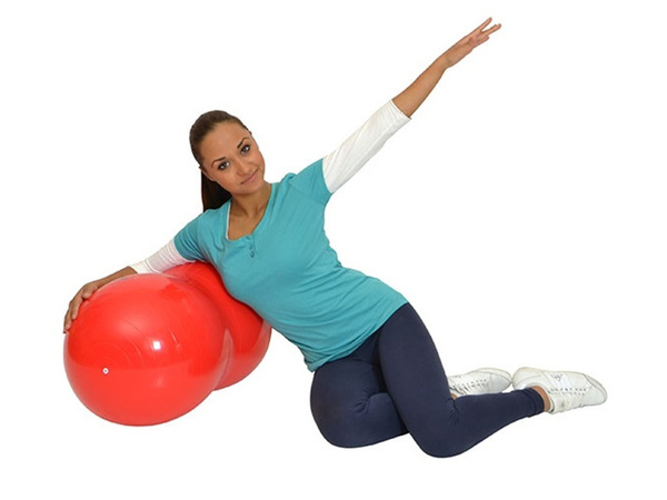 Gymnastic ball fitness peanut bean large