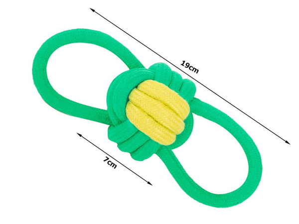 Zabawka dla psa gryzak szarpak sznur mocny długi