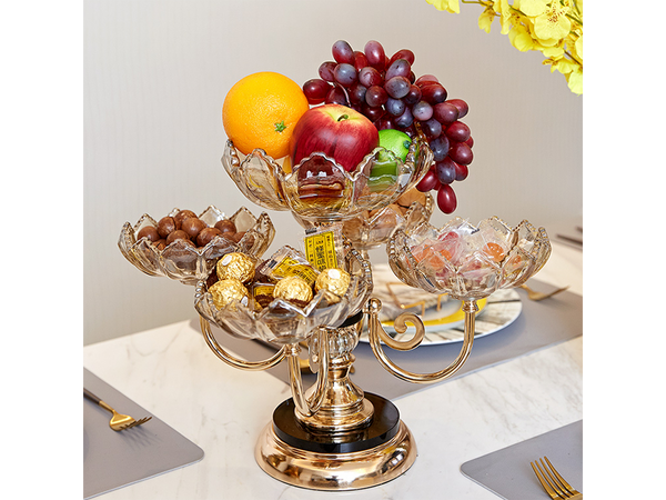 Kuchentablett fruchtbonbons drehtablett