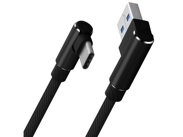 Usb-c typ c angle charging qc cable to phone 1m