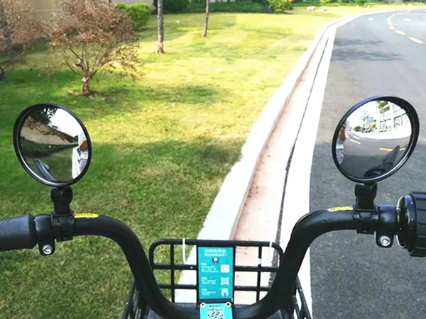 Spogulis velosipēda stūrei izliekts retro 360