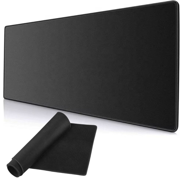 Žaidimų pelės ir klaviatūros pagalvėlė xl 80x30 cm anti-slip black