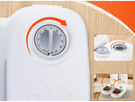 Bol dublu pentru câine pisică distribuitor automat de alimente timer mare
