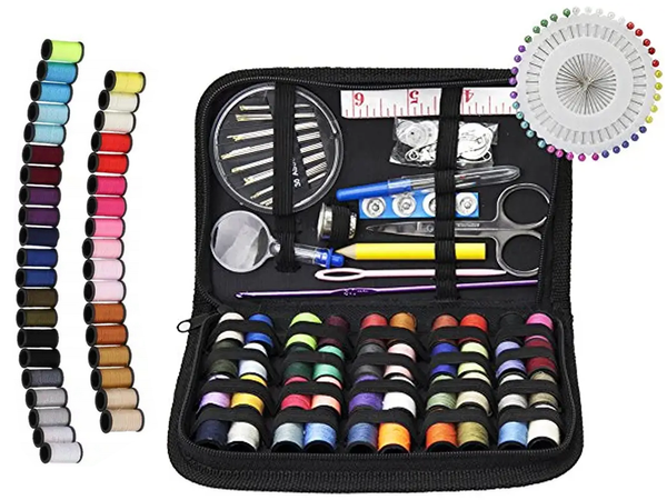 Швейный набор швейный набор иглы нитки булавки большие крючки вязание крючком