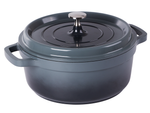 Casserole plateau de cuisson couvercle 4l induction aluminium