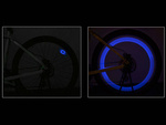 Tapón de radios luminoso led rueda bicicleta moto