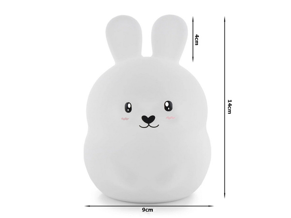 Veilleuse enfant led lapin touch rgb télécommande