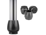 Krēslu kāju vāciņi filcs 12-16mm melns 16gab