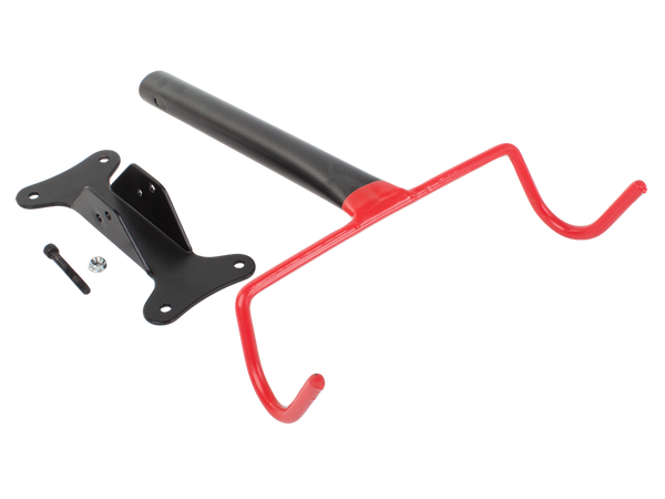 Bicycle rack wall bracket 2 hooks